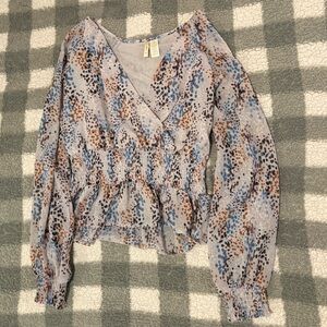 Japna Multicolor Patterned Blouse